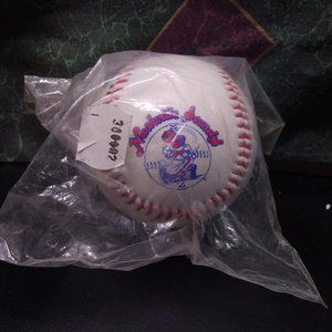 Baseball with the old Nashville Sounds and BP Logos on it